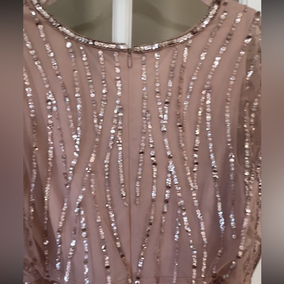 Stunning Blush Sequin Gown (bridesmaid, mother of the bride, formal) - Picture 4 of 6